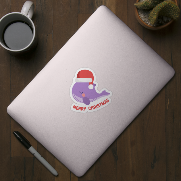 BTS whale tinytan merry christmas - Bts Whale - Sticker | TeePublic